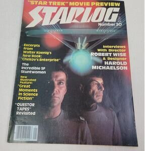 Vintage January 1980 Starlog The Magazine of the Future #30 Star Trek Movie
